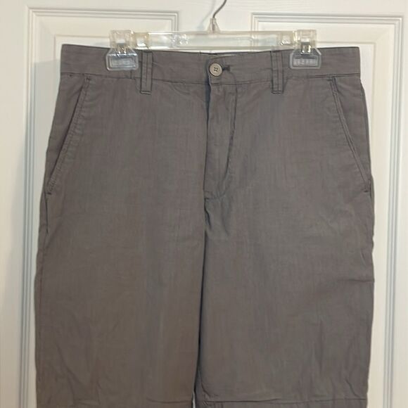 English Laundry Men’s Shorts, Flat Front, grey tweed, 32 - Picture 2 of 6